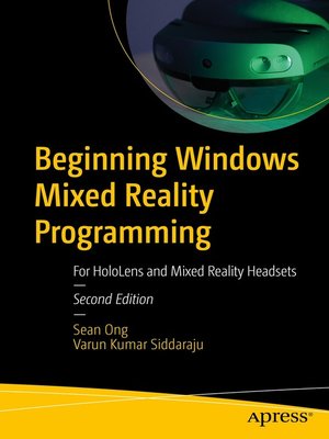 cover image of Beginning Windows Mixed Reality Programming